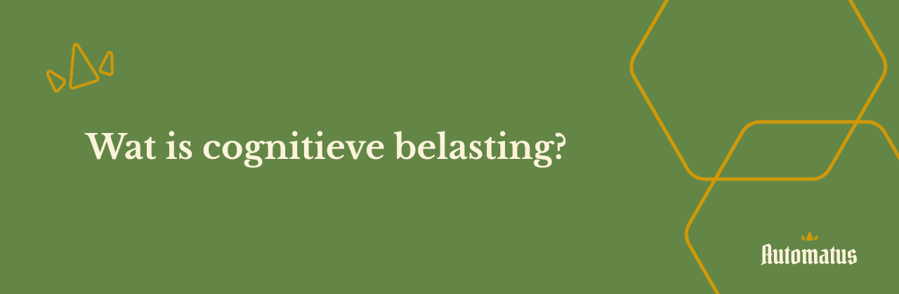 Banner voor de pagina wat is cognitieve belasting